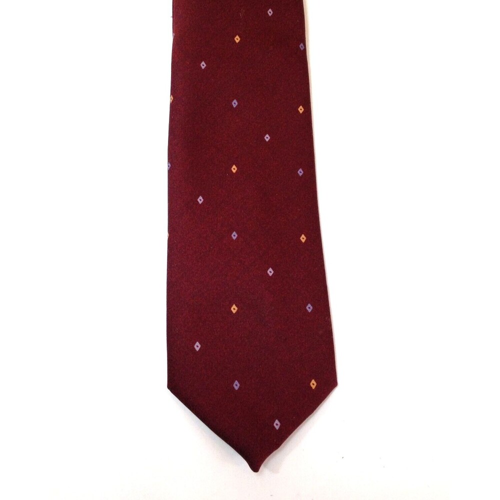 Vintage Allyn St. George Necktie Tie Boutique Hand Made Retro 56" x 2 3/4"